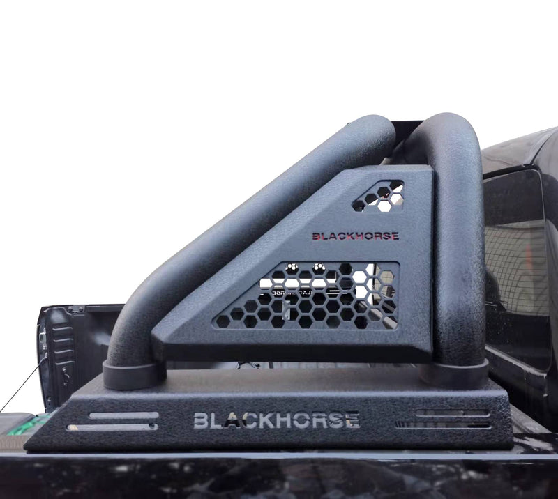 Black Horse Off Road Modular Classic Pro Roll Bar Textured Black Compatible with 2020-2023 Jeep Gladiator-RB09MT
