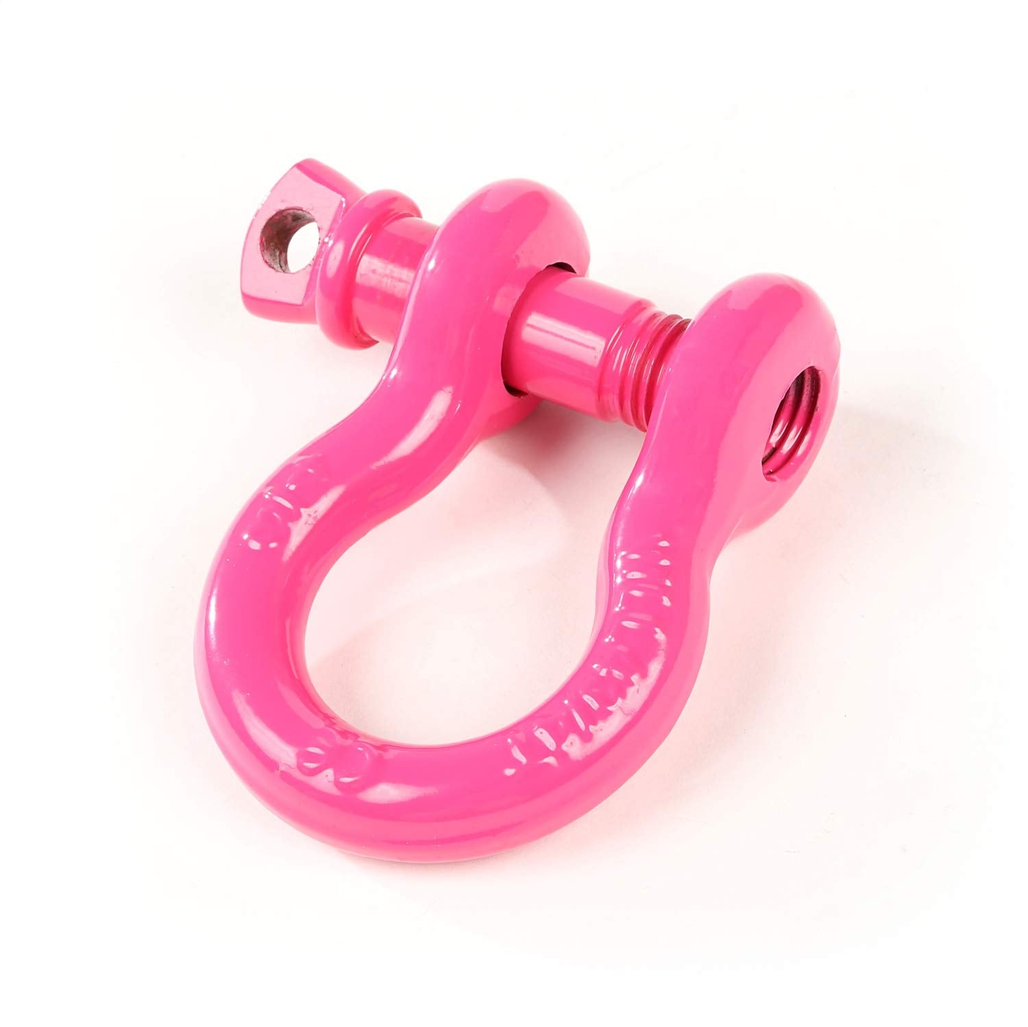 D-Ring Shackle Kit, Rugged Ridge, 3/4 inch, Pink, Steel, Pair | 11235.09