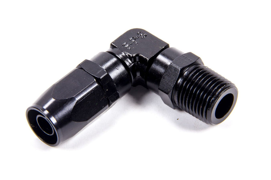 Fragola 199088-BL Performance Systems #8 X 90 Hose End X 1/2 Mpt Black