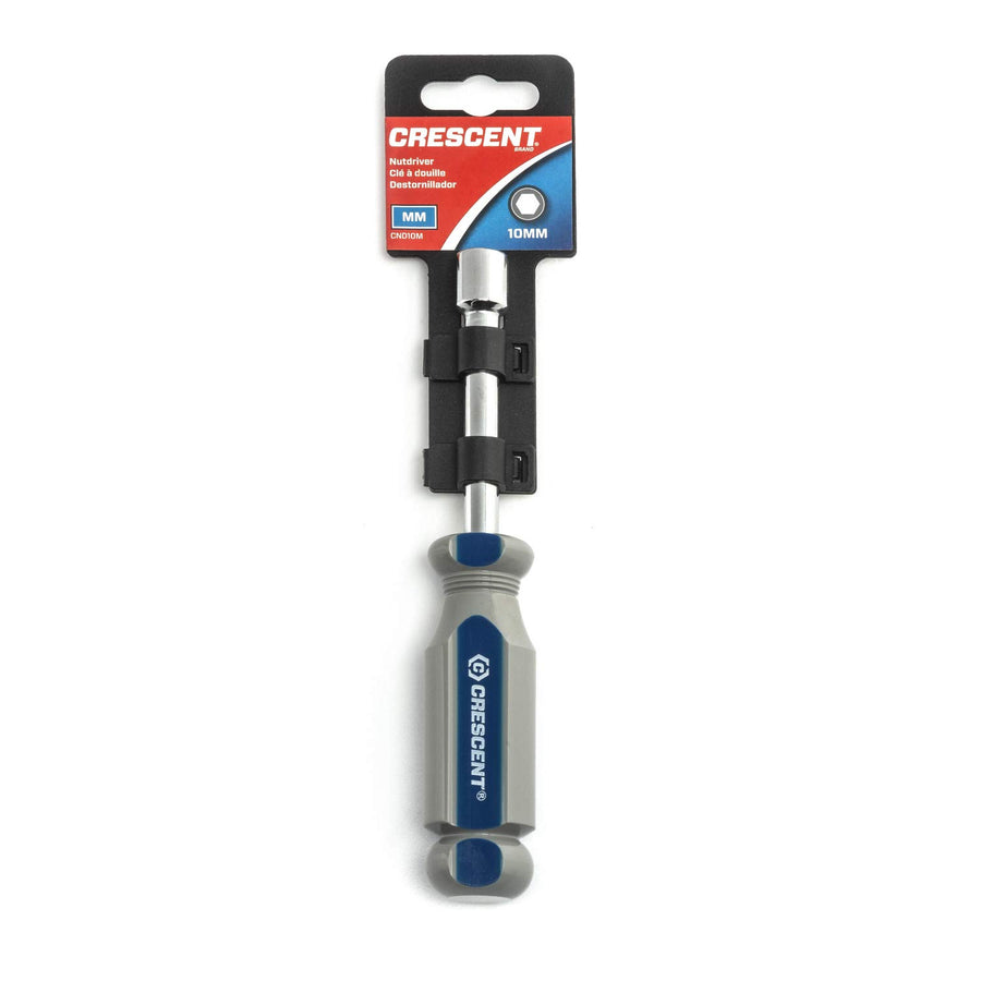 Crescent 10mm Tri-Lobe Solid Shaft Acetate Nutdriver 3" - CND10M