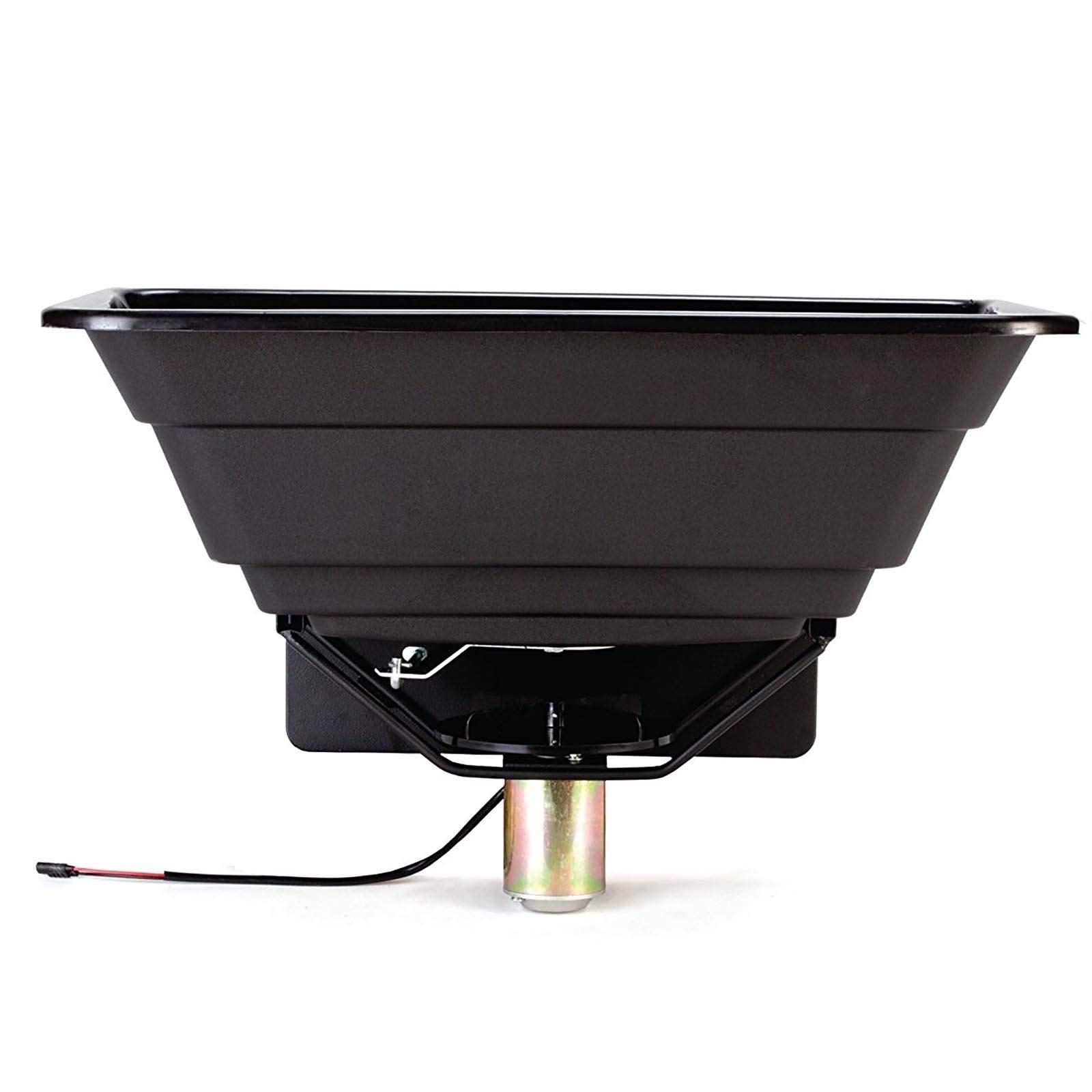 Moultrie Food Plot ATV Spreader 50 lbs. Capacity with Hopper Cover to Protect Seed/Fertilizer, Multicolor