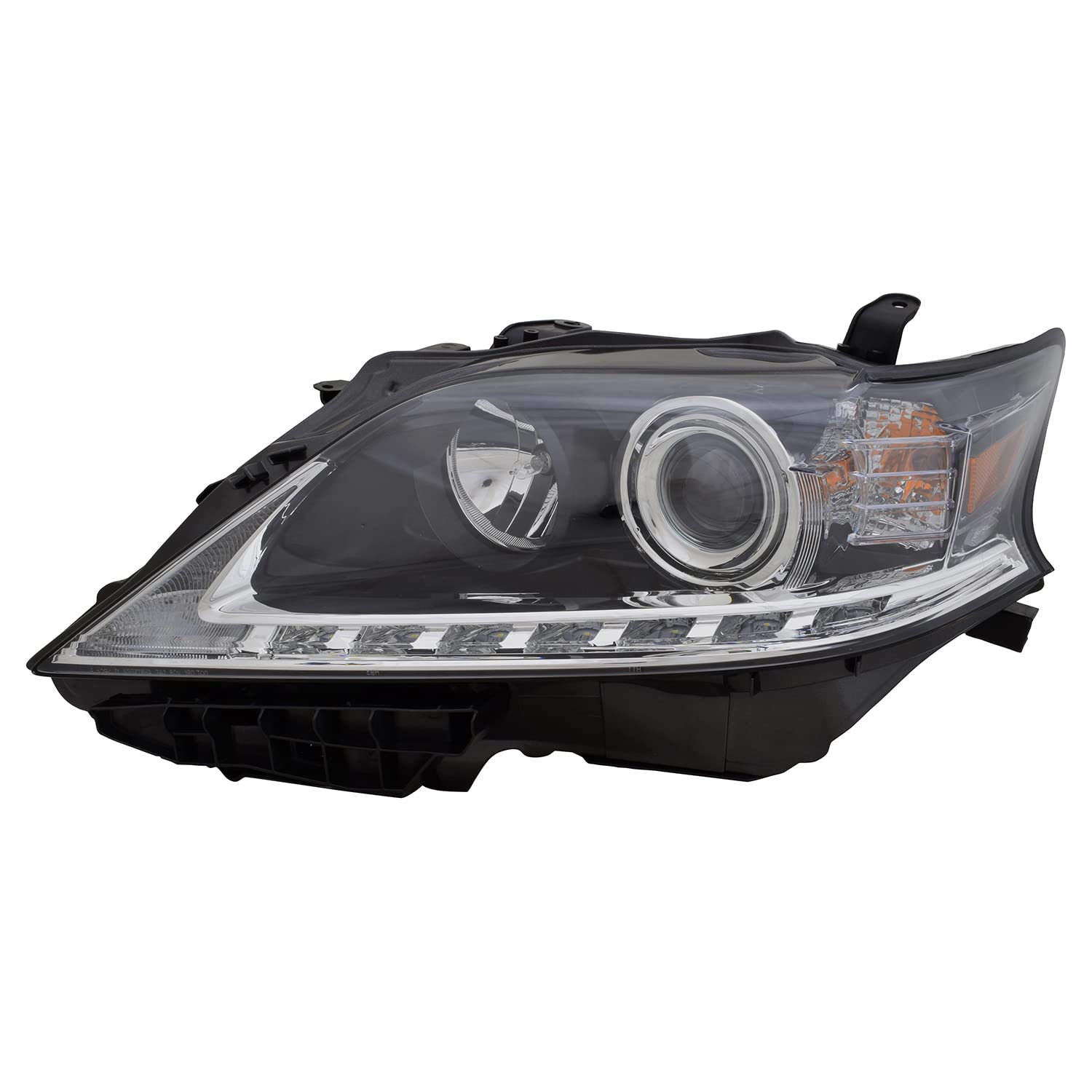 Left TYC Headlight Assembly Compatible with 2013-2015 Lexus RX350
