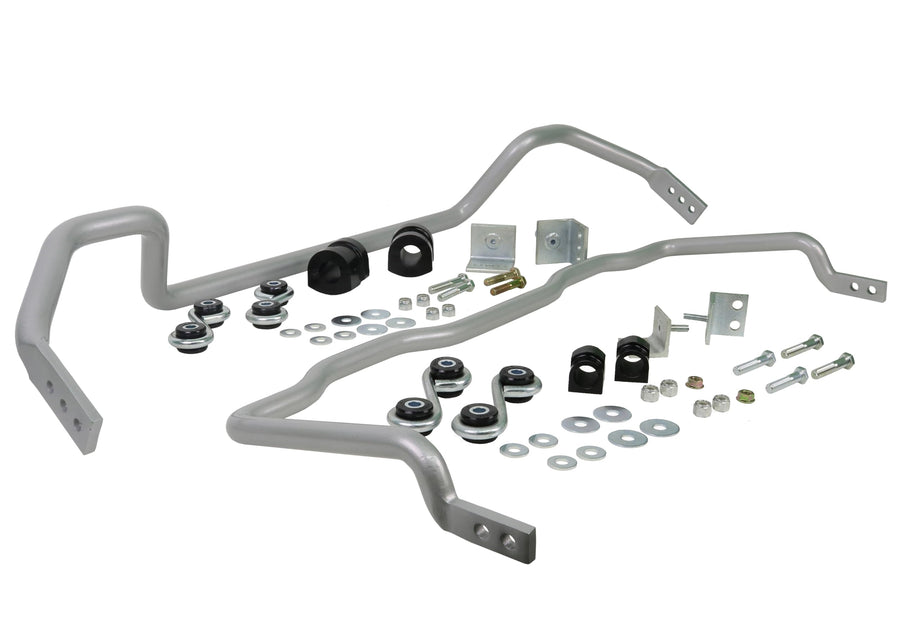 Whiteline Front (27mm) and Rear (22mm) Swaybar Kit BBK001; fits BMW 328i 96-98