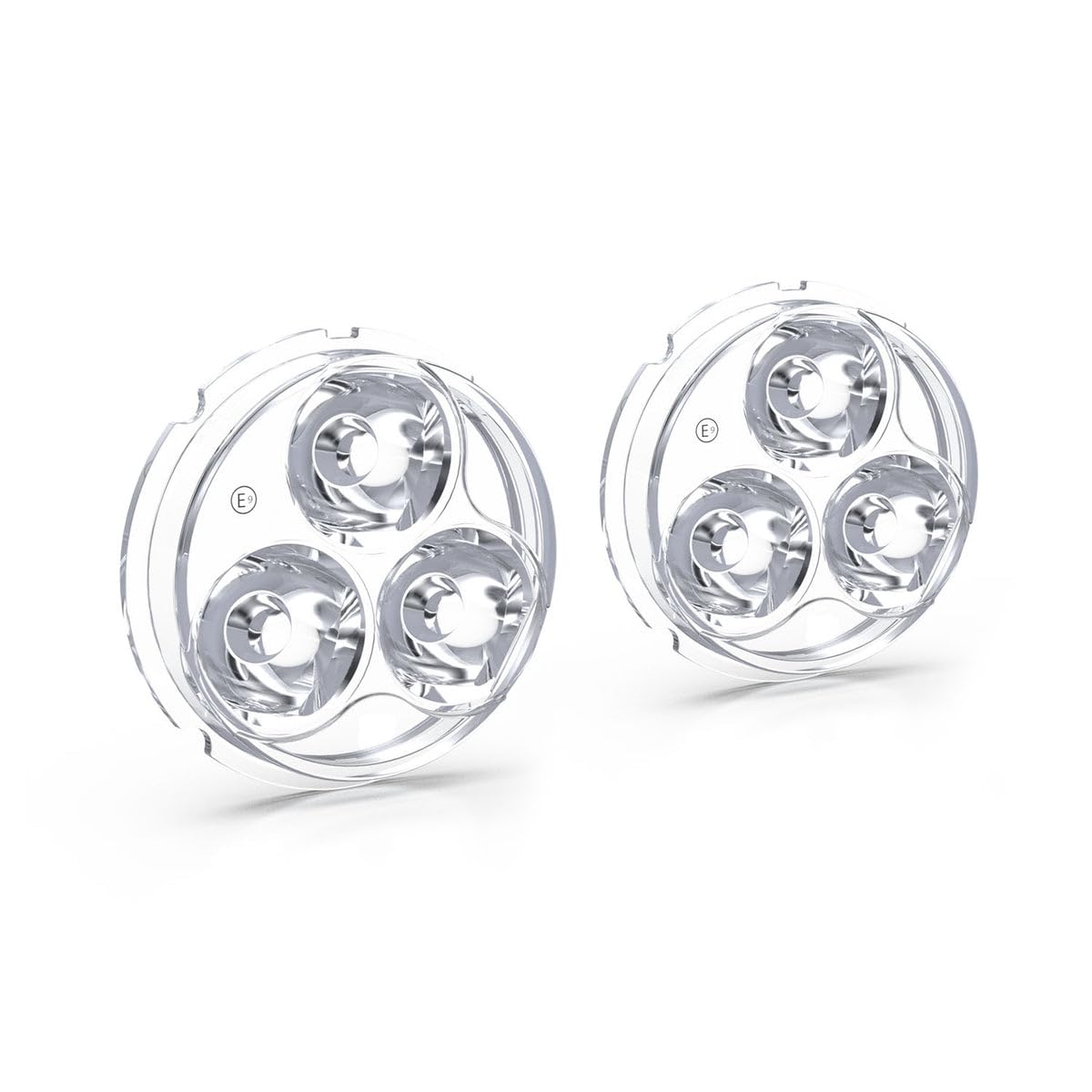 Pair of Vision X Cannon Race 3 SPOT Clear Lenses
