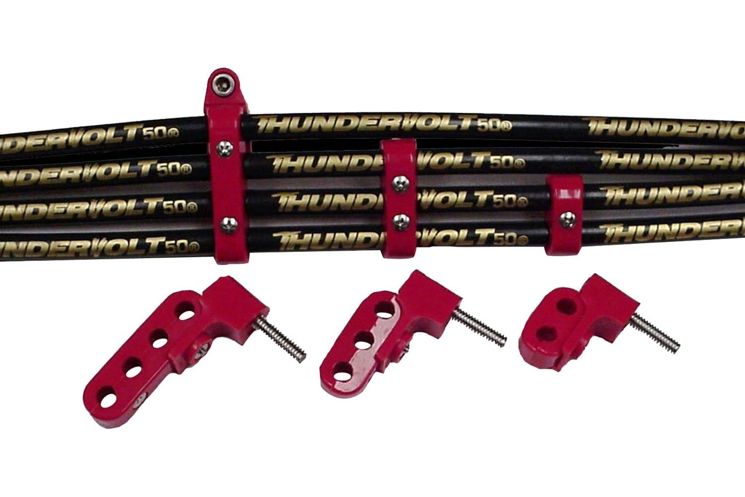 V6 Taylor Cable 42504 Horizontal Wire Loom Kit 7-8mm Vertical