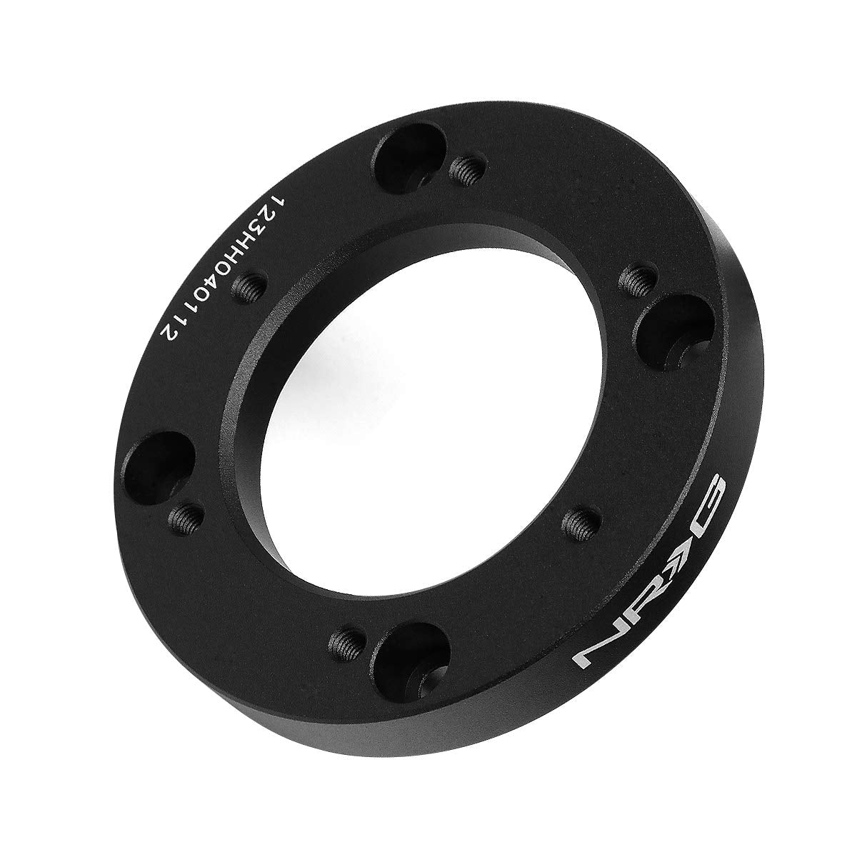 NRG Innovations Steering Wheel NRG-SRK-123H Quick Release Short Hub Adapter 6 X 70mm Bolt Pattern, Retain Horn & Turn Signals, Black Body