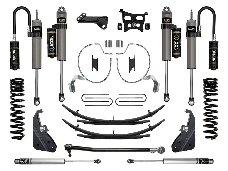 2023-2025 Ford F-250/F-350 Super Duty ICON 4WD, Diesel, 4.5" Lift, Stage 4 Suspension System w/ Expansion Packs