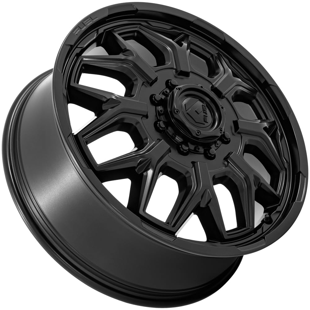 FLUX FUEL OFF-ROAD DUALLY 22X8.25 8X6.5 8.72 104mm BLACKOUT - D87122828D