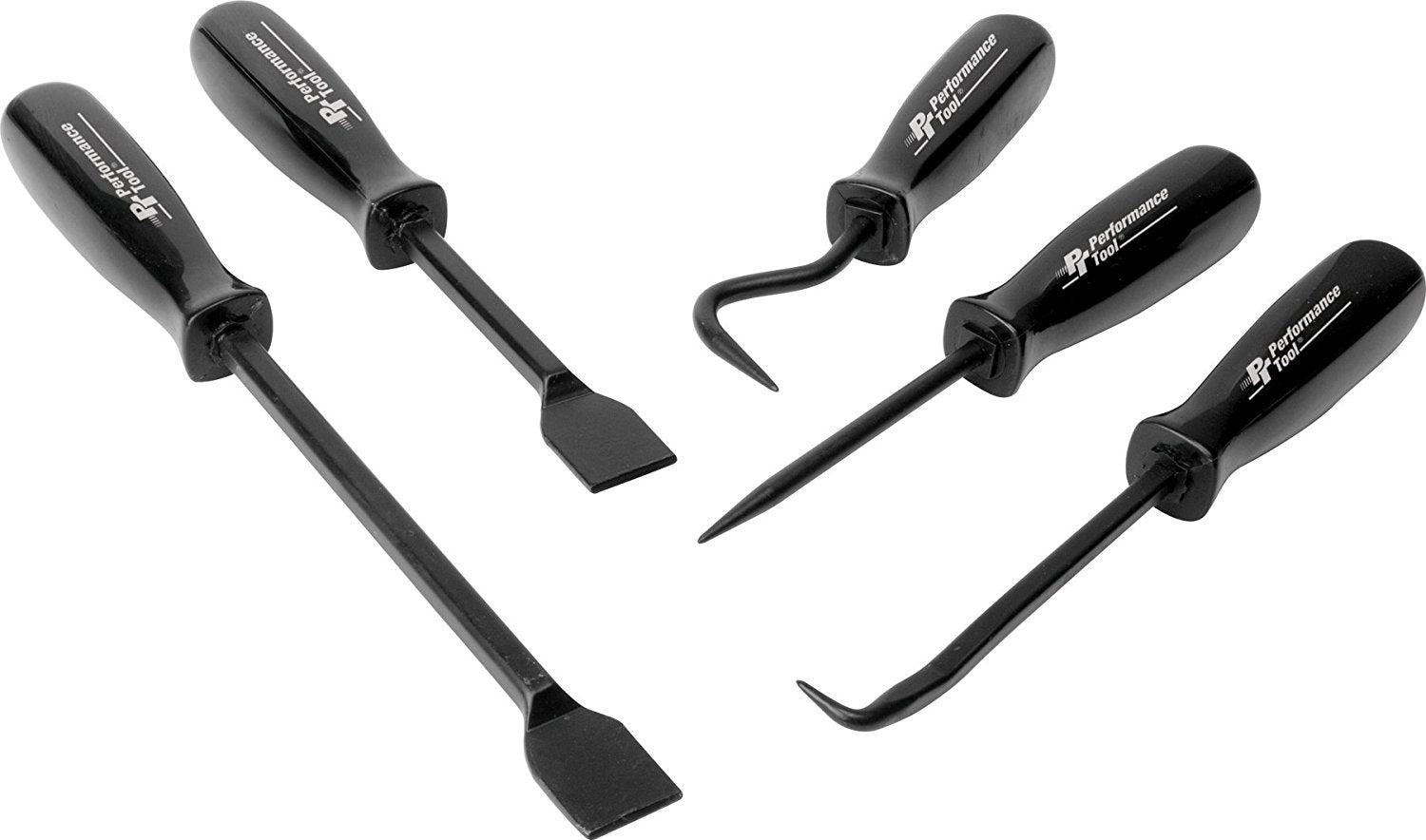 5 Piece Performance Tool W235 Alloy Steel Shaft Hand Tool Set with Durable Plastic Handles for Multi-Purpose Use