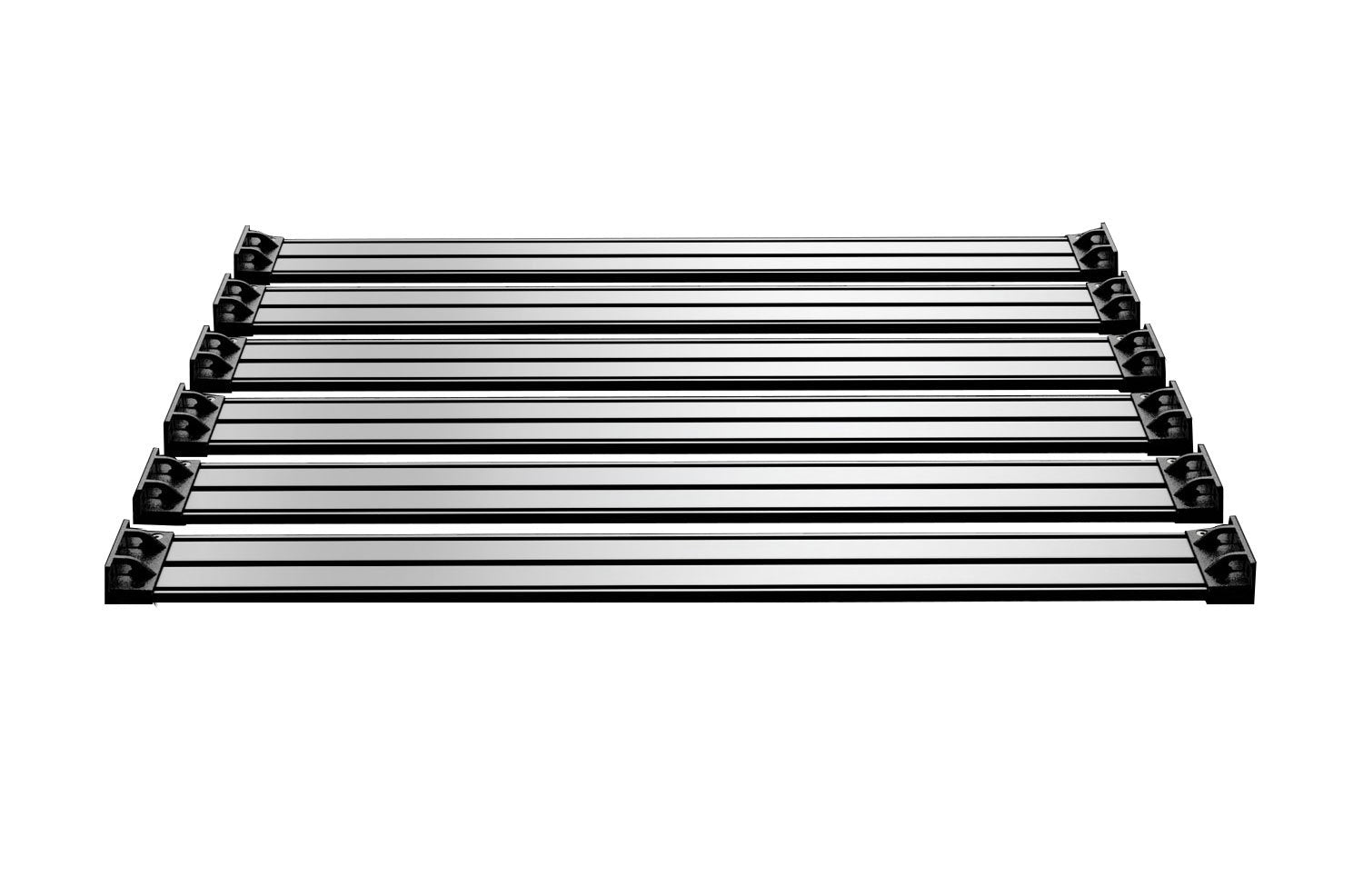 Nebo Roof Rack TeraFlex 4722050 Cargo Slat Kit (Silver) JK