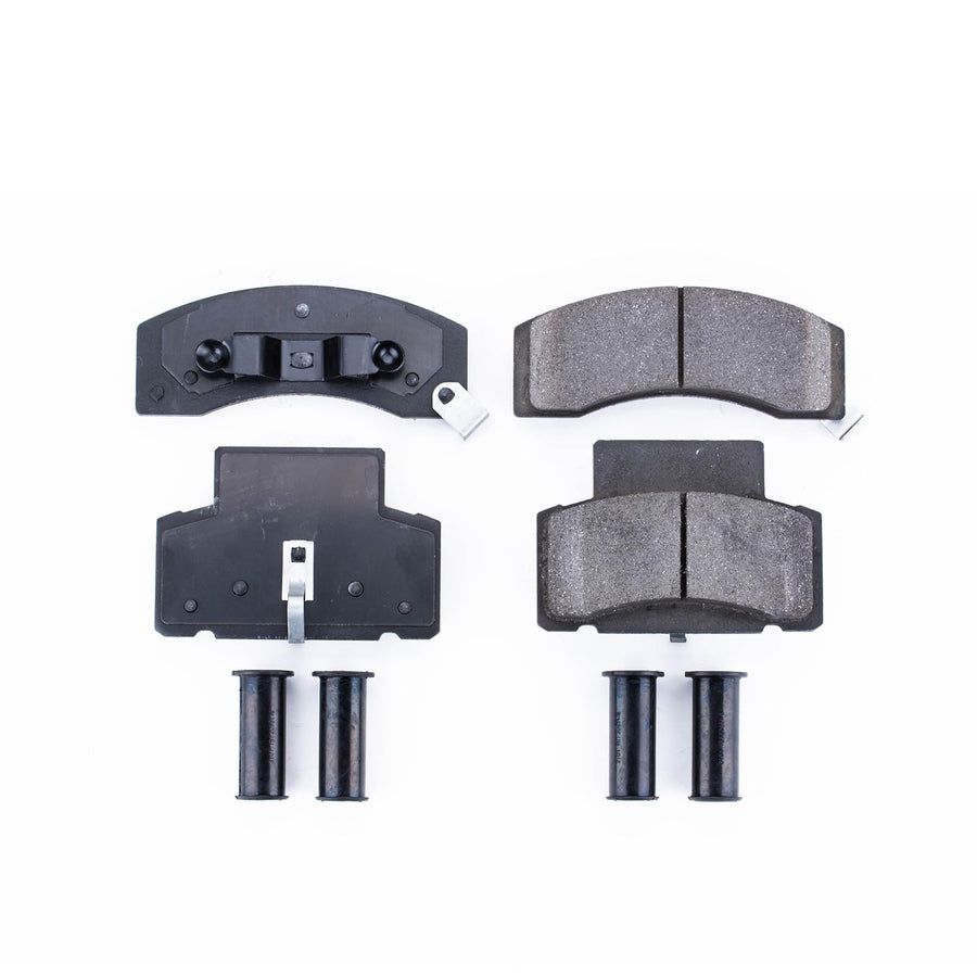 Power Stop Front Brake Kit For Chevrolet C3500 1991-00 |Express 2500 2001-02 |K3500 1990-00 |Express 3500 1996-02 |Dodge Ram 2500 1994-99 - Ceramic Brake Pads With Installation Hardware, 17-459