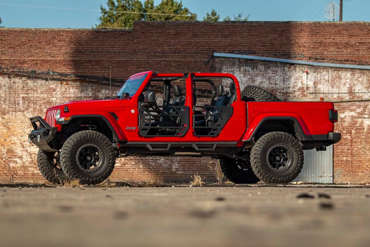 Rough Country Steel Tube Doors Front & Rear for 18-22 Jeep JL/JLU/JT - 10619