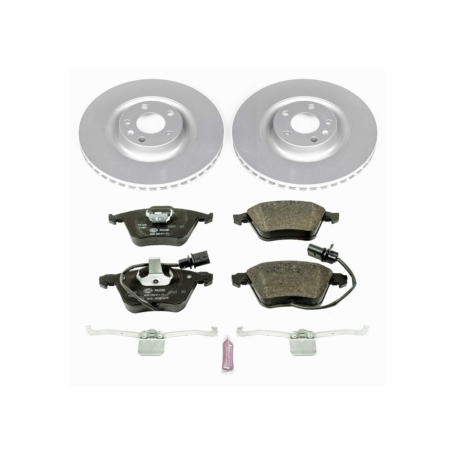 Euro-Stop Power Stop ESK2934 Brake Kit For Audi S4 Front 2004-2009 [Model Specific]