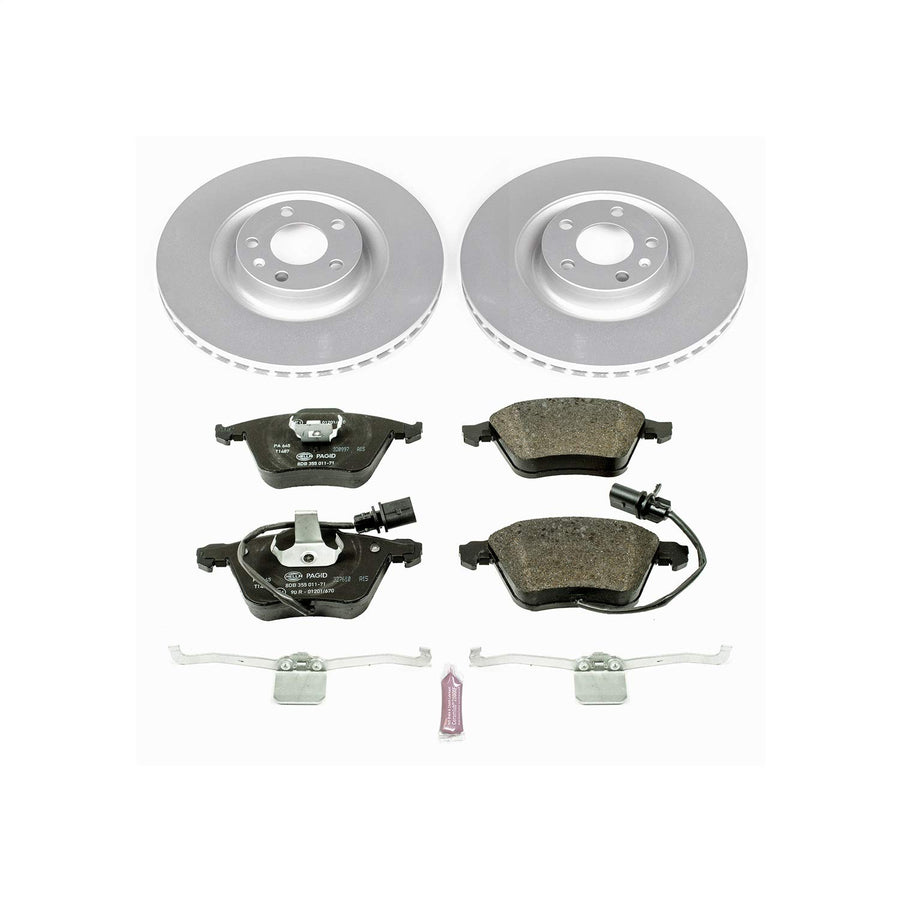 Euro-Stop Power Stop ESK2934 Brake Kit For Audi S4 Front 2004-2009 [Model Specific]