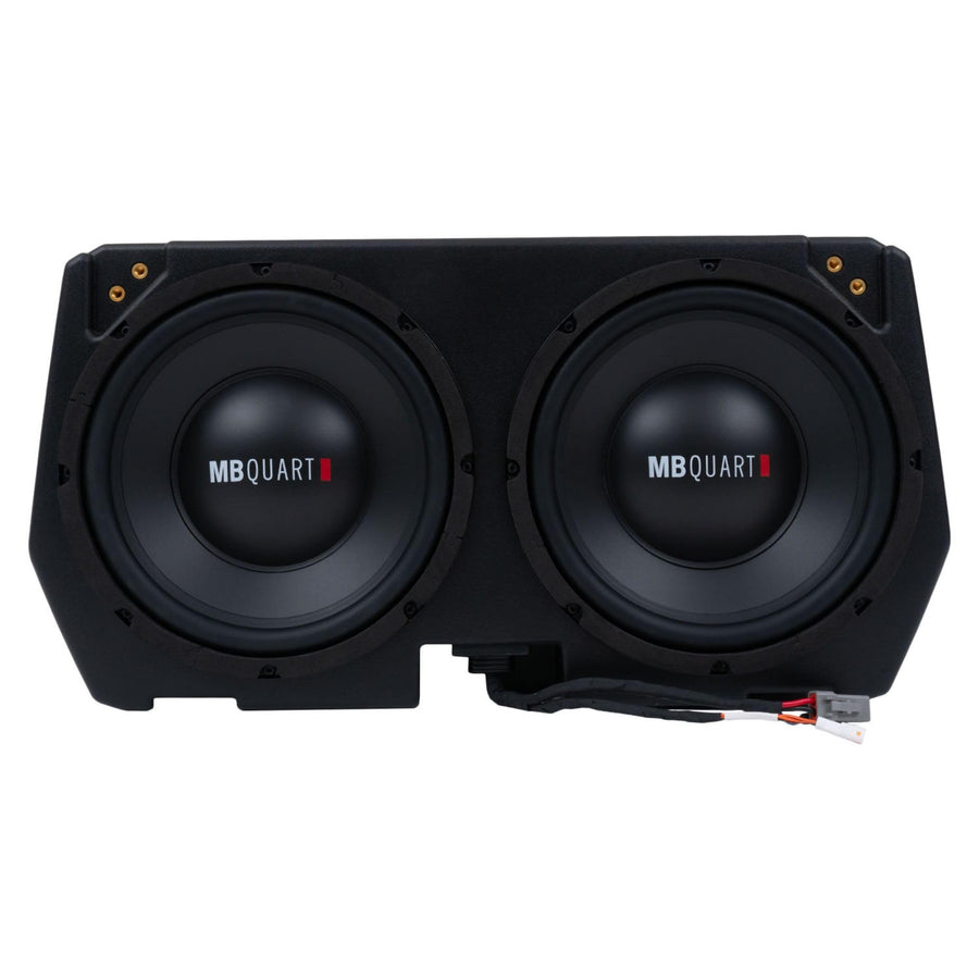 MB Quart Audio Upgrade Can-Am Defender, 400W Dual 10" Subwoofer System, Plug and Play Compatibility with Models 2017-2025, Marine Grade Protection