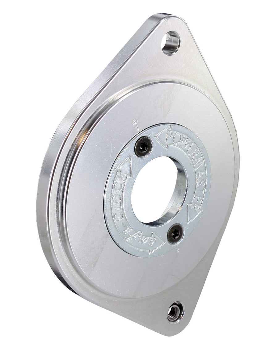 Block Billet Powermaster XS Infi-Clock™ Ford [SB] w/Billet blk 2 Ear MTG All A/T 157/164T & M/T w/157T Flyw