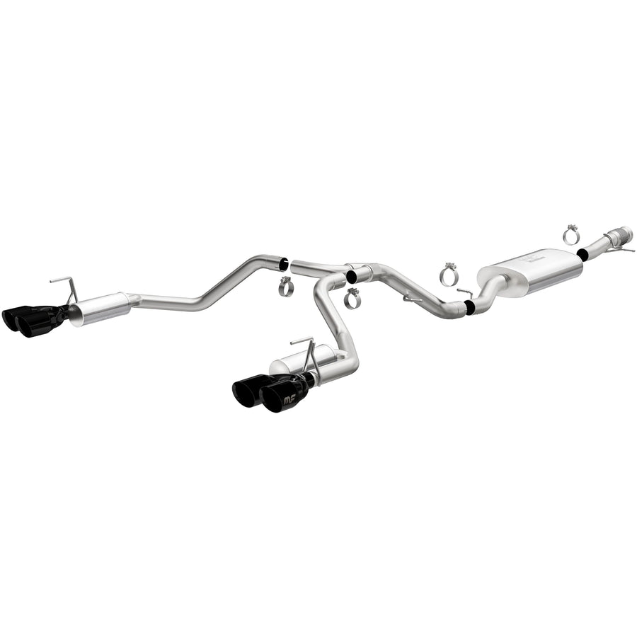 Cat-Back MagnaFlow Performance Exhaust System 19580: Street Series, Quad Split Rear Exit Style