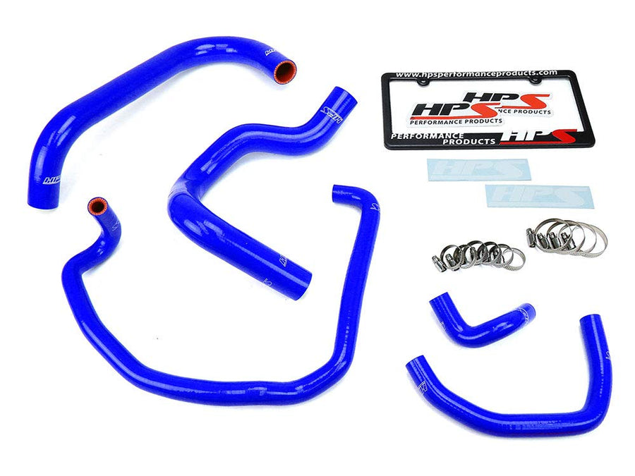 Blue HPS Silicone Radiator + Heater Hose Kit Coolant OEM Replacement 57-1746-BLUE