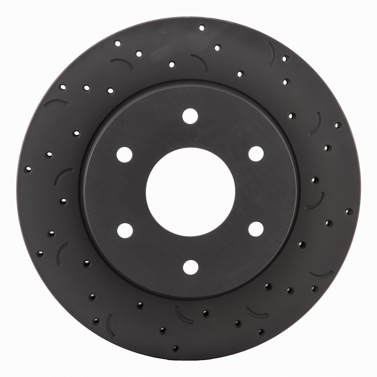 Talon Cross-Drilled and Slotted Vented Rotor, Hawk Performance Brakes, 12.59 in. Diameter, 1.68 in. Height