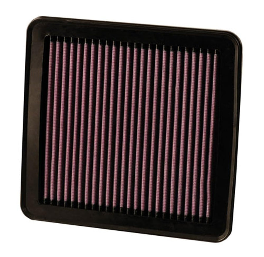 K&N Engine Air Filter: Replacement Car Air Filter, Reusable, Clean Every 75,000 Miles, Washable, Premium: Compatible with 2006-2015 HYUNDAI/KIA (i45, Elantra, Yuedon, I30, Cerato, Forte), 33-2380