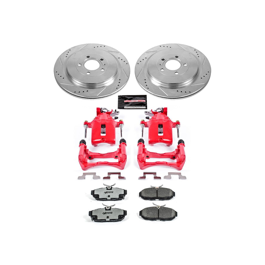 Power Stop Rear KC6402-26 Z26 Street Warrior Brake Kit For Ford Mustang 2013-2014 [Model Specific]