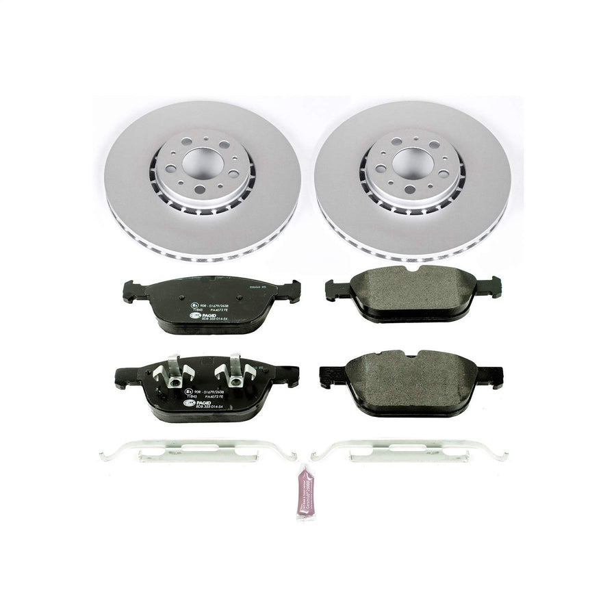 Power Stop Front ESK5707 Euro-Stop Brake Kit For Volvo XC90 2003-2014 [Model Specific]