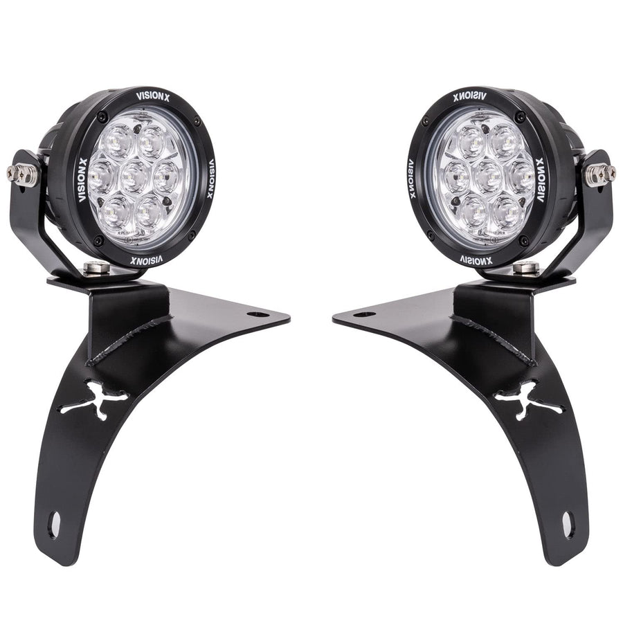 Light Kit Vision X Lighting Compatible with 2020 Jeep Gladiator (with 4.7" CG2 Light Cannon)