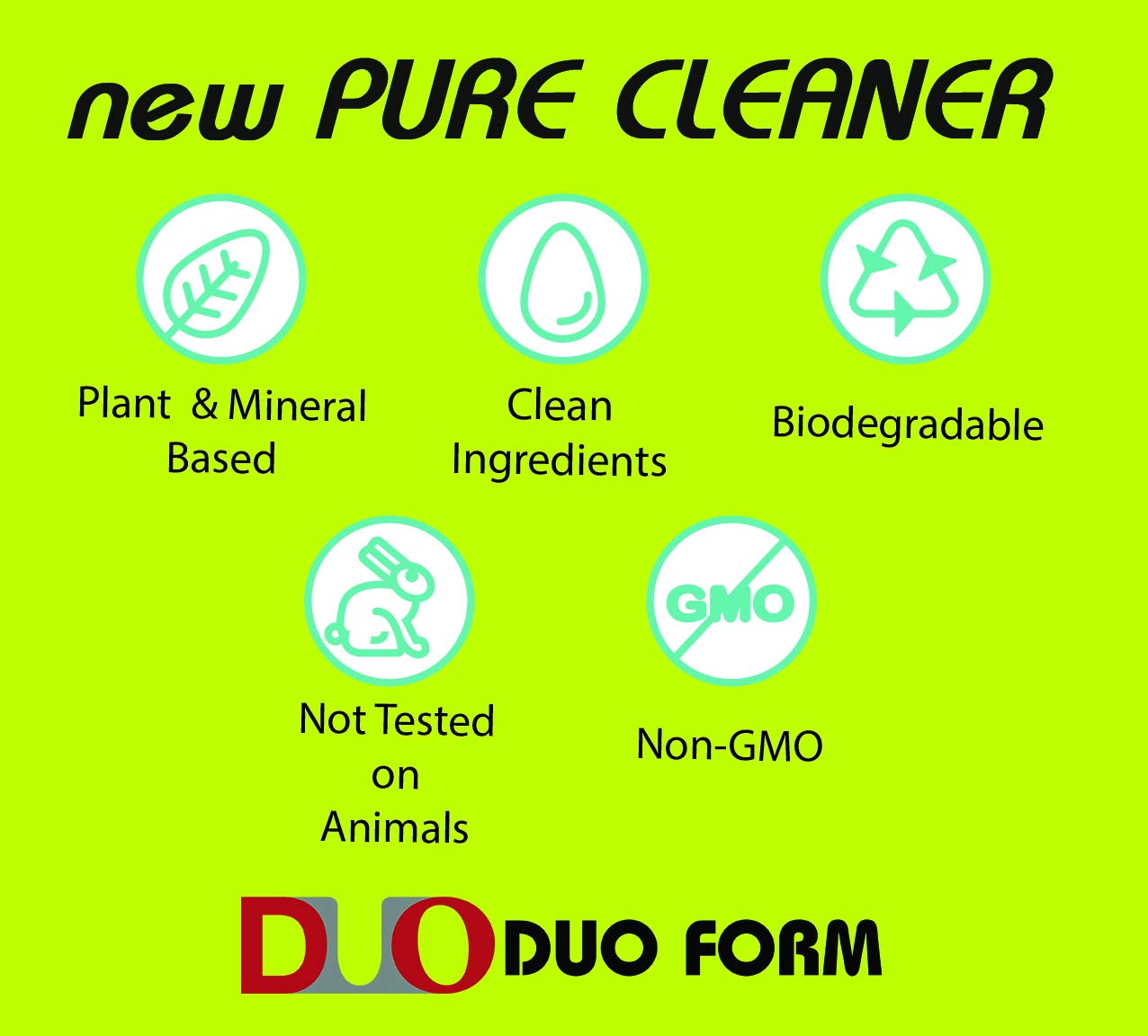Plastic Cleaner Duo PURE: Bath And Kitchen Plastic Cleaner