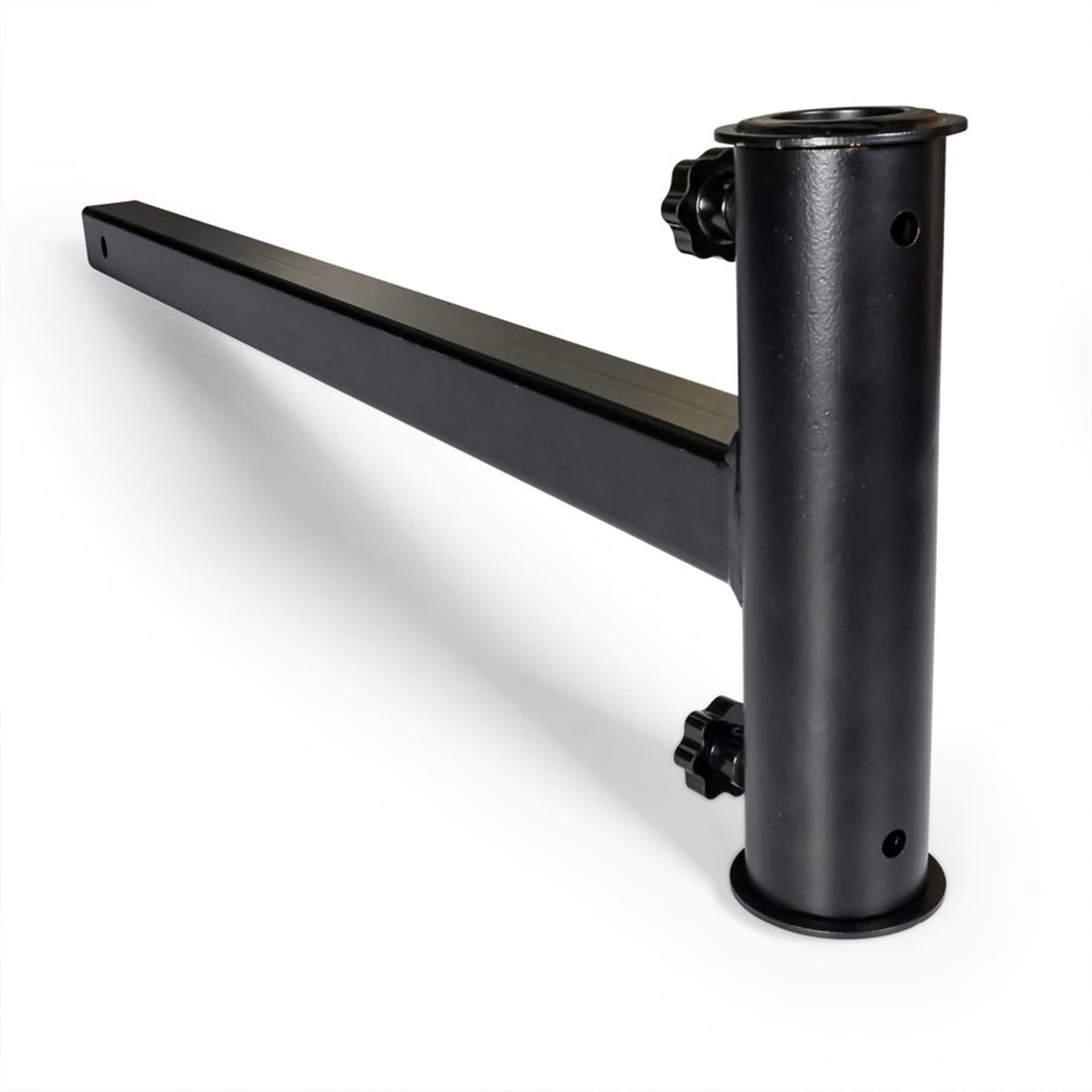 Camco Hitch Mount Durable Umbrella Holder- Sturdily Supports Large Patio and Outdoor Umbrellas on Your Hitch, Great for Traveling, Tailgating and Outdoor Events (51958)
