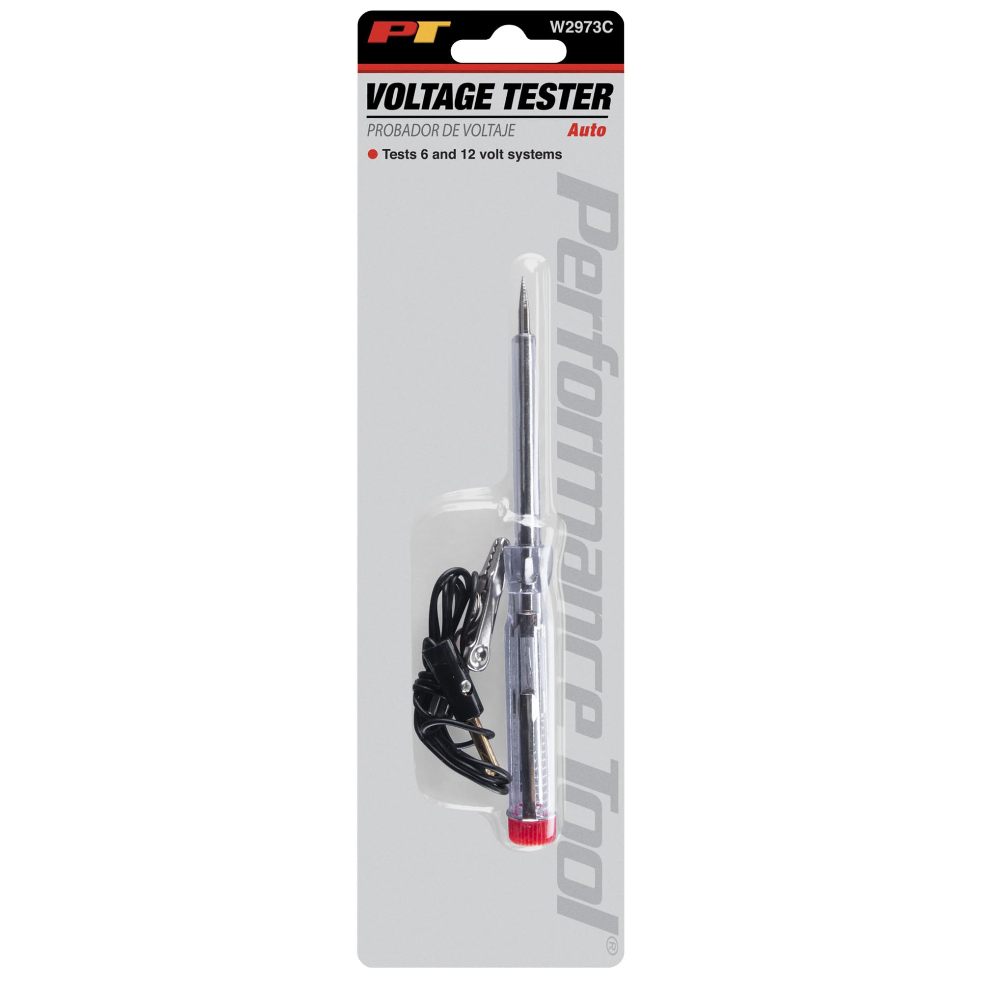 W2973C Performance Tool Economy Circuit Tester (6V-12 Volt) With 2-5/8-Inch Probe, Black