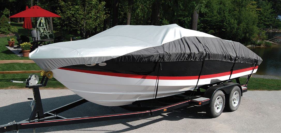 Boat Guard Eclipse Trailerable Boat Cover, Taylor Made Products 14-16-Feet X 90-Inch Beam for V-Hull Runabout