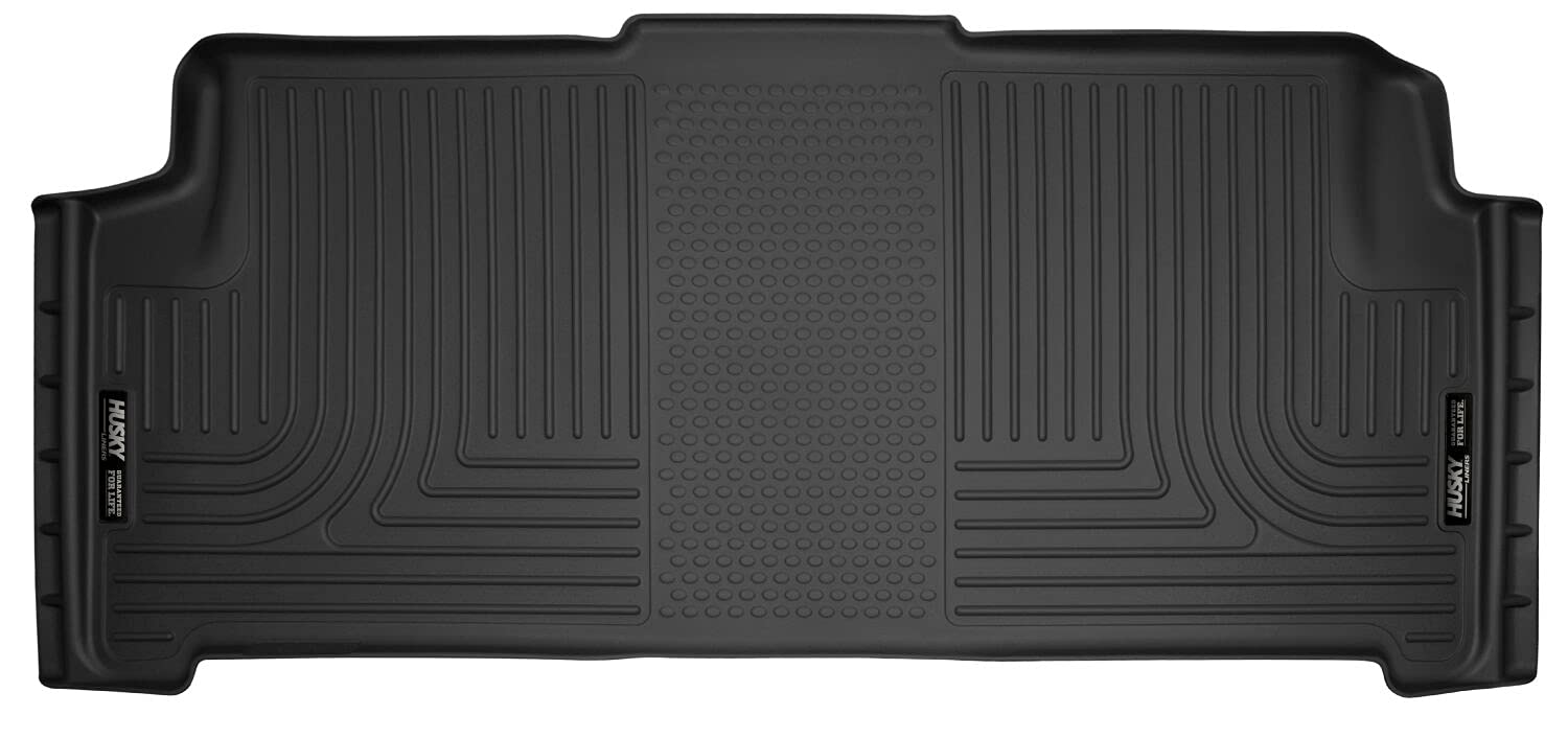 Husky Liners Floor Mats X-act Contour | Fits 2008-2016 Chrysler Town & Country, 2018-2020 Dodge Grand Caravan, 2008-2017 Dodge Grand Caravan | 2nd Row, 1-pc Black - 55531