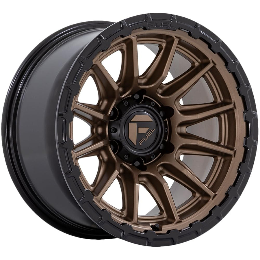 FUEL OFF-ROAD FC866 20X9 PISTON 5X5.0 5.04 1mm MATTE BRONZE W/GLOSS BLACK LIP - FC866ZB20905001