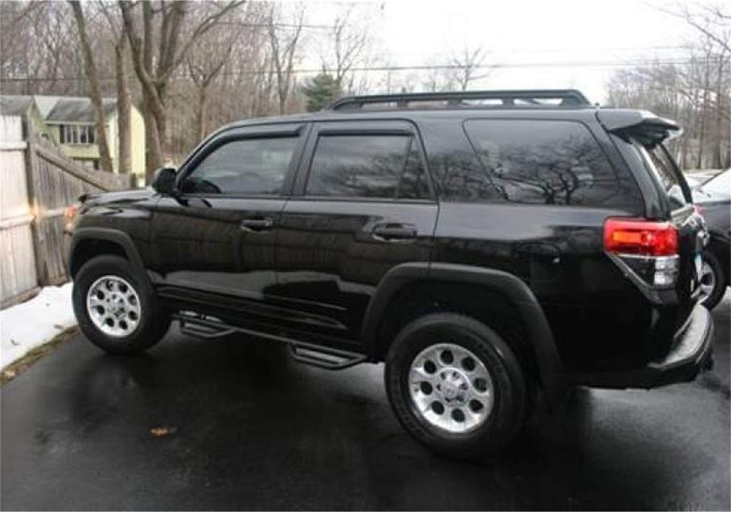 Toyota 4Runner Nerf Steps for RealTruck | Wheel-to-Wheel, Heavy Duty Steel, Textured Black | T0260R | Fits 2003-2009 Toyota 4 Runner 4 Door