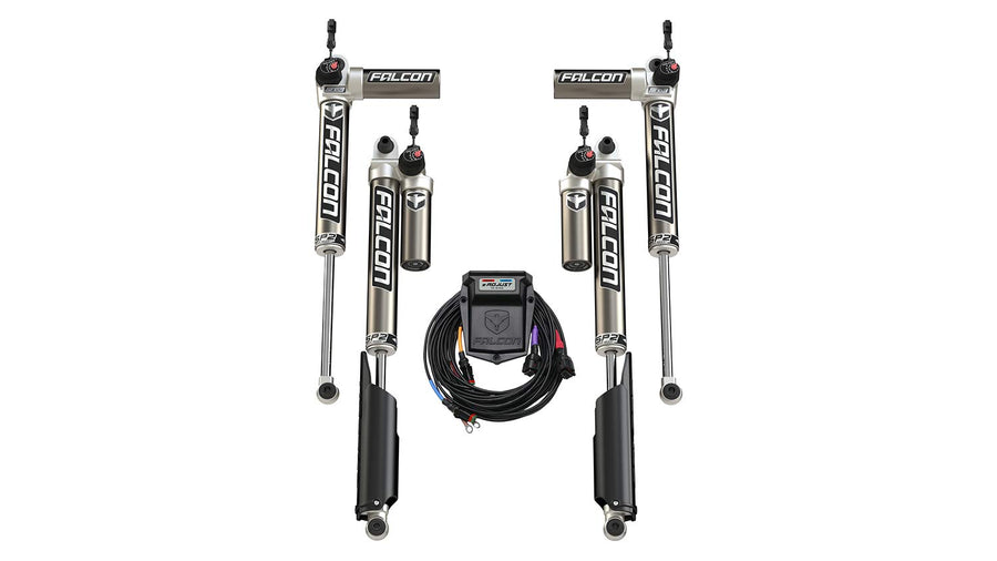 4DR JL Falcon SP2 3.5 e-Adjust Piggyback Shock Kit (2-4.5” Lift)