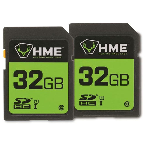 Compact HME SD Cards - Durable Reliable High-Speed Memory Cards Compatible with SDHC Slot Devices, 32GB - 2 Pack