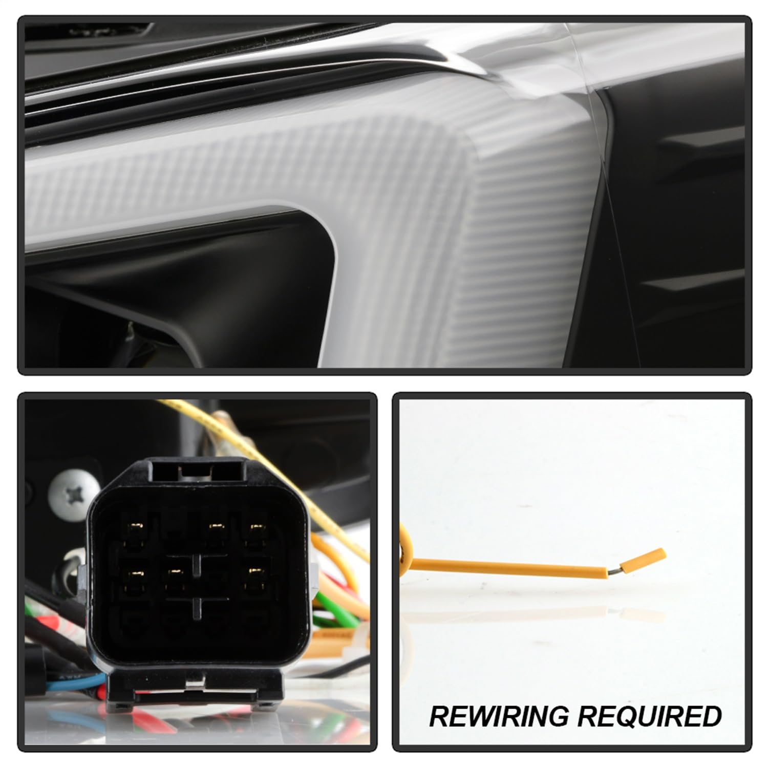Projector Headlight Spyder - (PRO-YD-SWRX15SI-SBSEQ-BK)