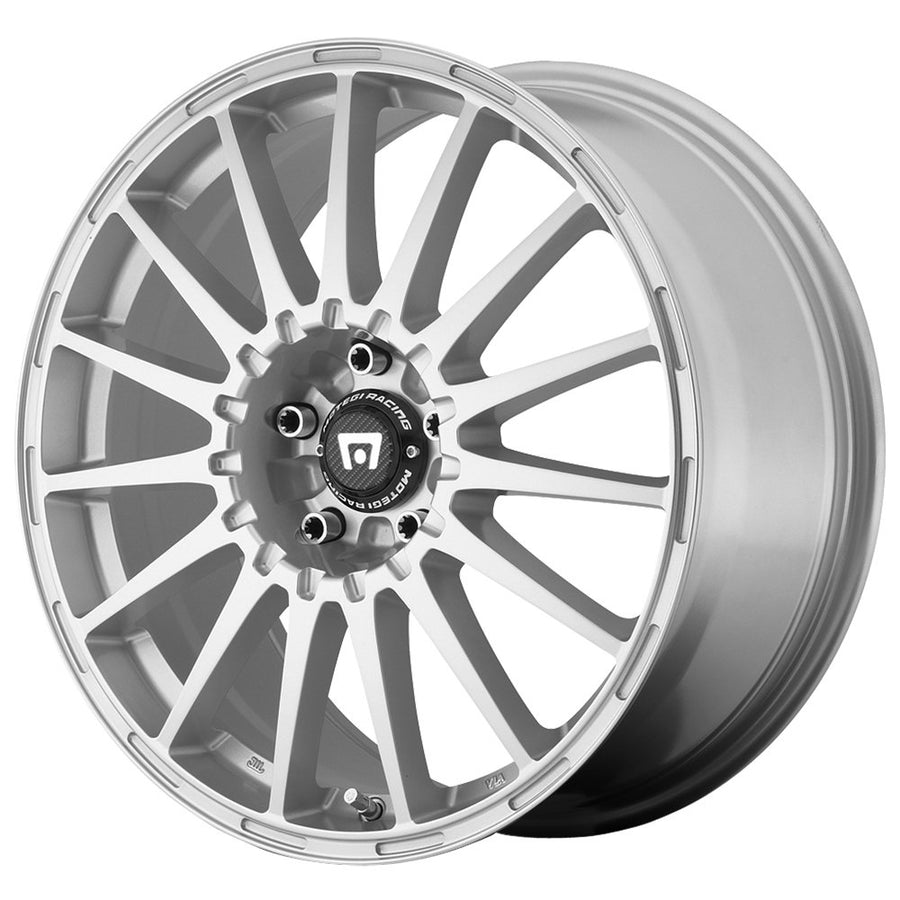 Motegi Racing MR119 Wheel Rally Cross S Bright Silver with Clear Coat Finish (18x8"/5x108mm)