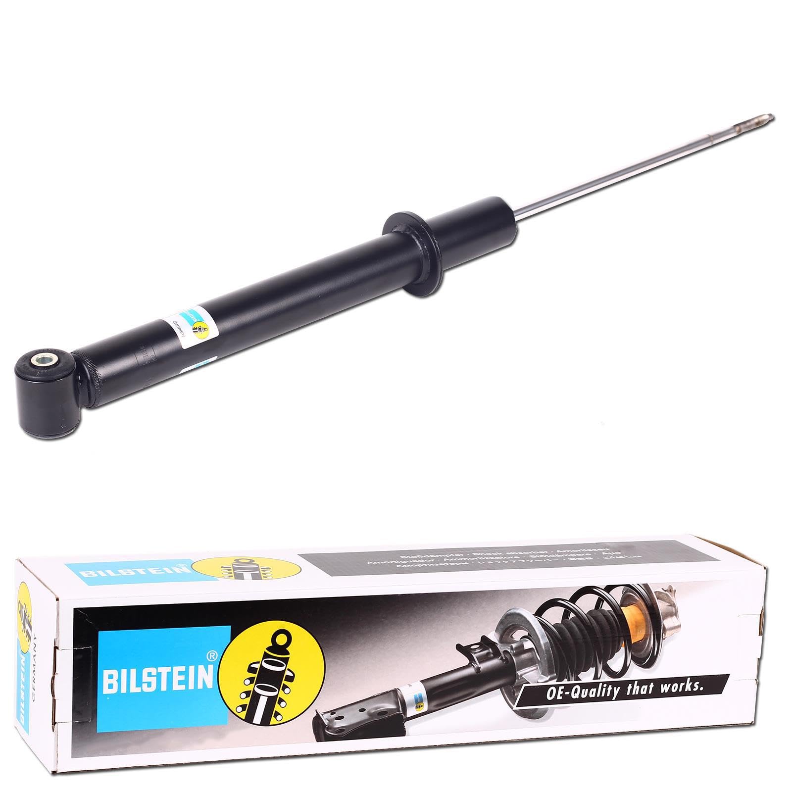 Bilstein B4 OE Replacement Rear Suspension Shock Absorber fits 2001 2005 Beetle Golf Jetta GL with Standard Suspension | Maintain Quality | 19-029429