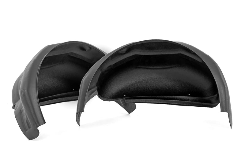 Rear Wheel Well Liners Rough Country for Ford F-150 Raptor 4WD (2021-2025) - Heavy-Duty Rear Fender Liners for Mud & Debris Protection, Made in USA
