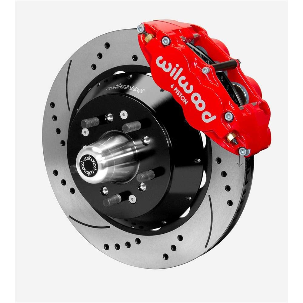 Front Hub Kit FNSL6R, 14.00", Drill, Red