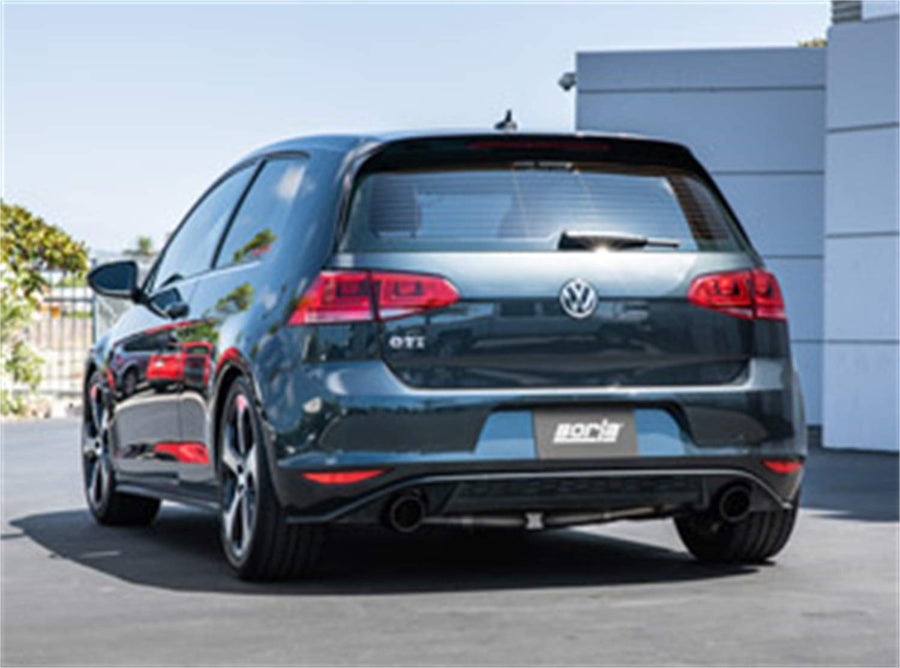 GTI MK7 '15-'17 2.0L FWD AT/MT 2/4DR 3", 2.25" S-TYPE S RD RL AC BC SR TIP: 4" RD X 9.5" BLACK CHROME