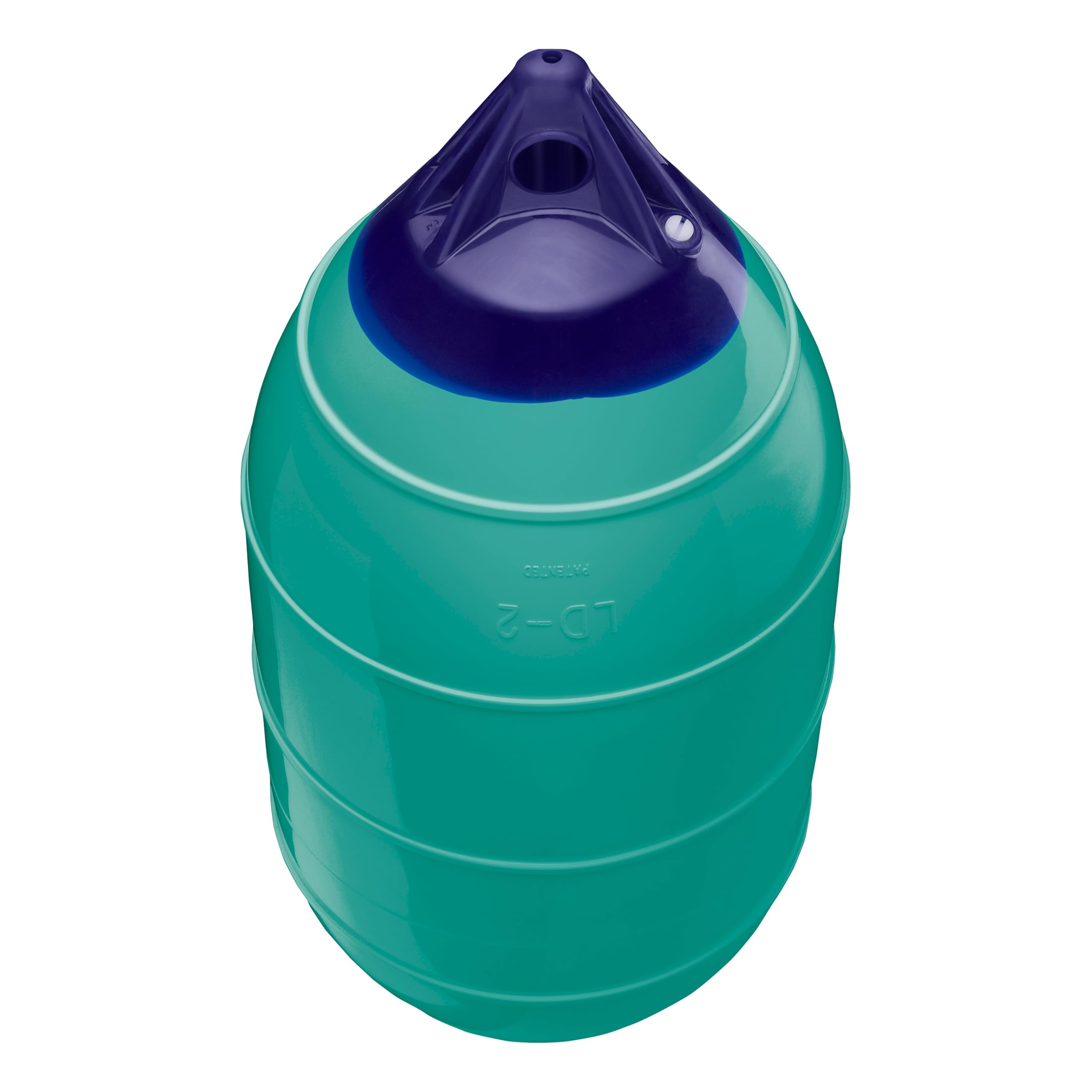 Polyform Low Drag Buoy LD-2 Standard Blue Ropehold - Teal Series