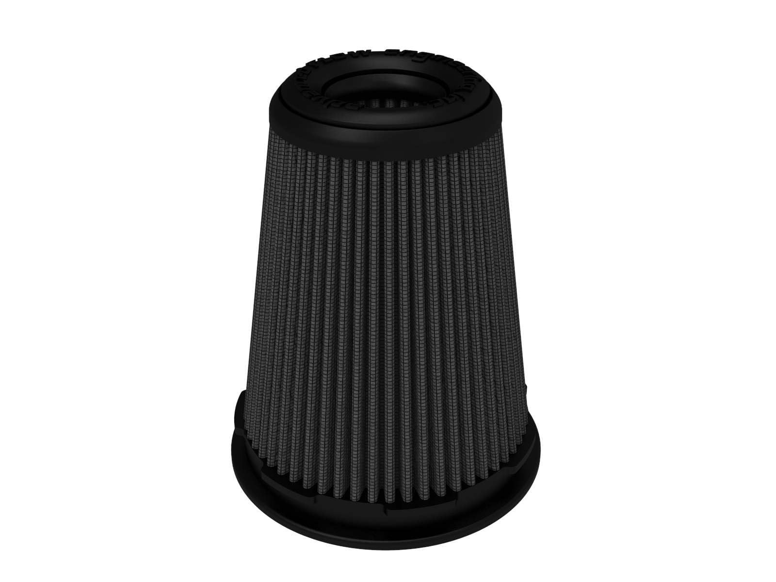 aFe POWER Replacement Air Filter Momentum Intake w/Pro 5R Oiled Media - Black, 3.50" Inlet, 6" Tall - #20-91202K