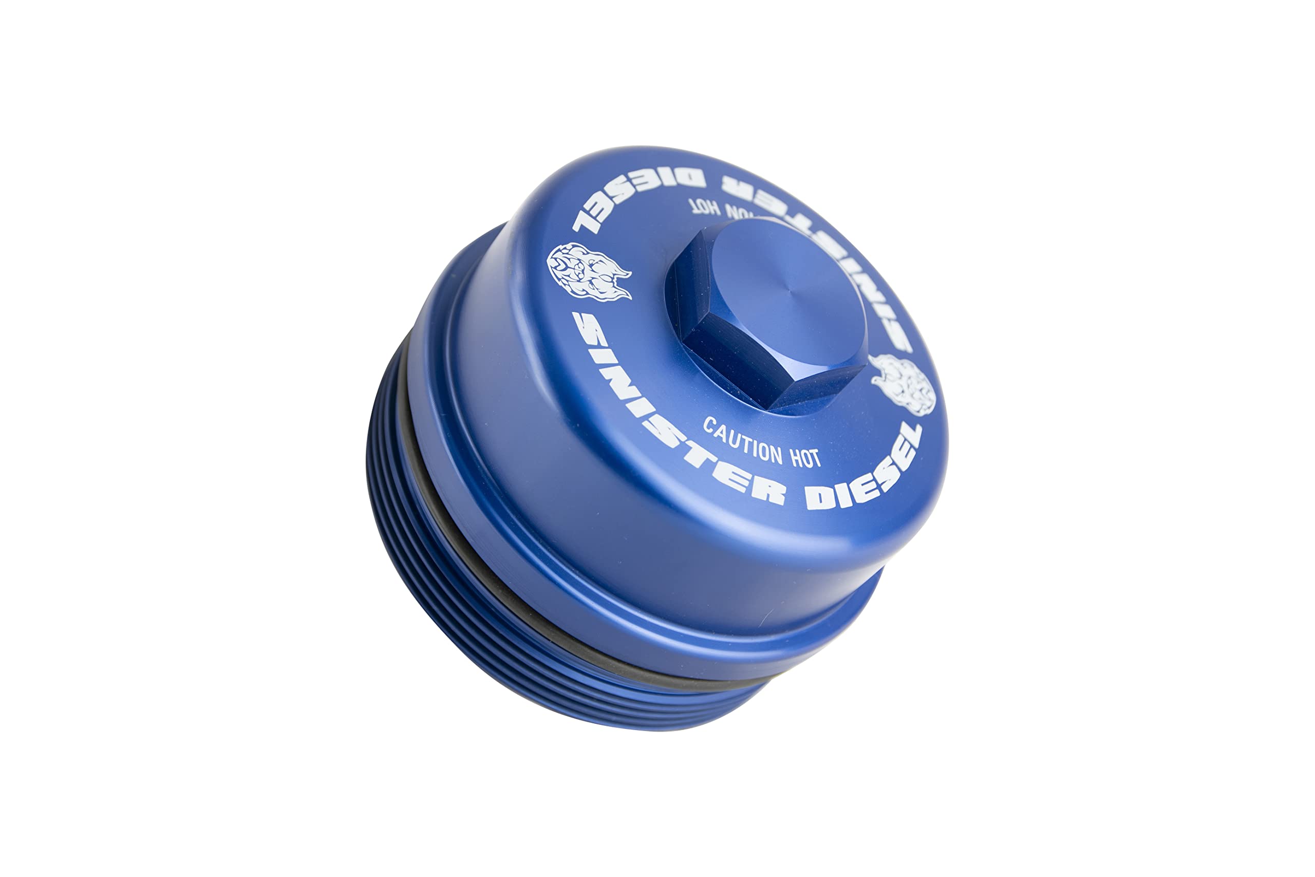 Fuel Filter Cap Sinister Diesel for Ford Powerstroke 2008-2010 6.4L