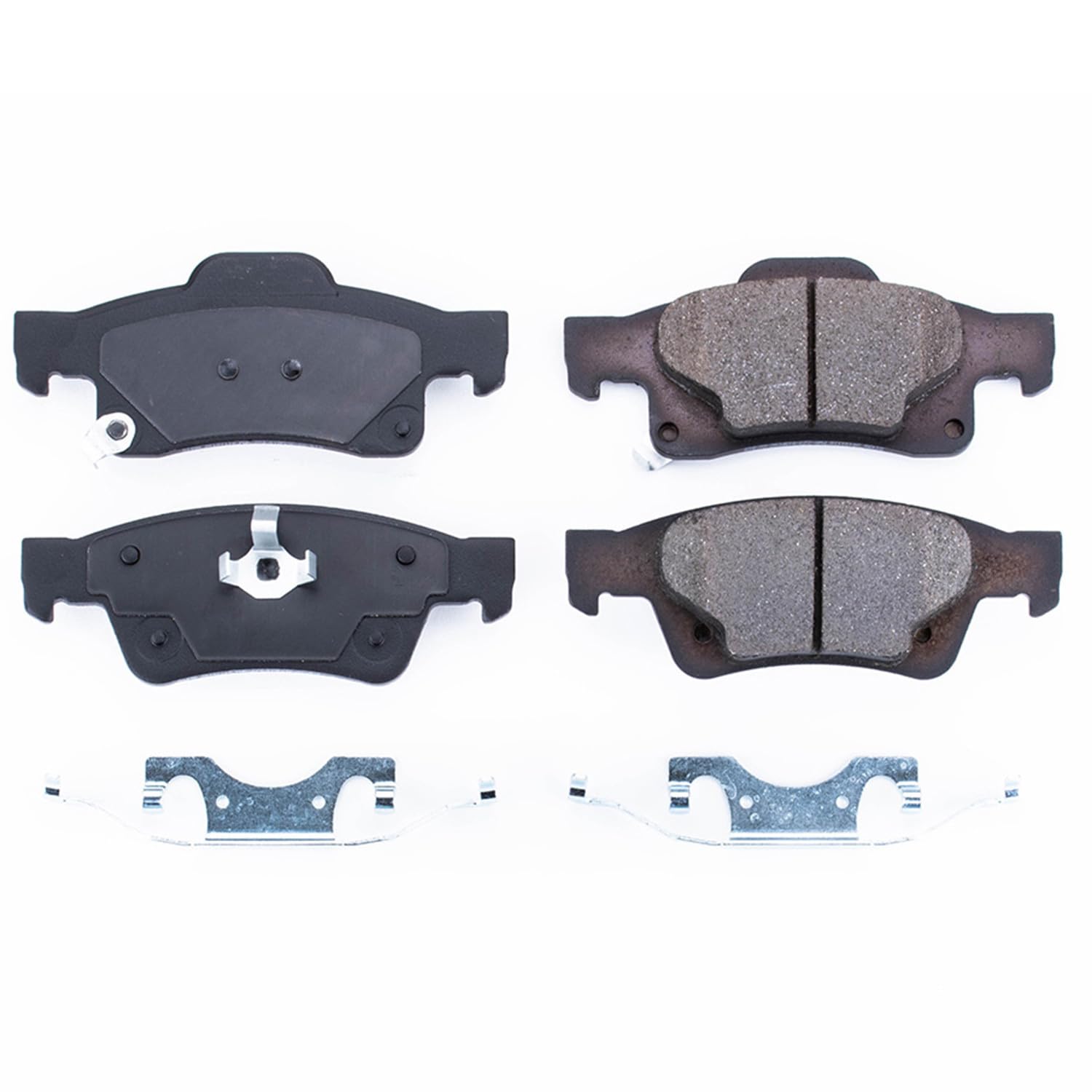 PowerStop Brake Pads Rear For Dodge Durango 2011-20 | Jeep Grand Cherokee 2011-20 - Ceramic Brake Pads With Installation Hardware, 17-1498