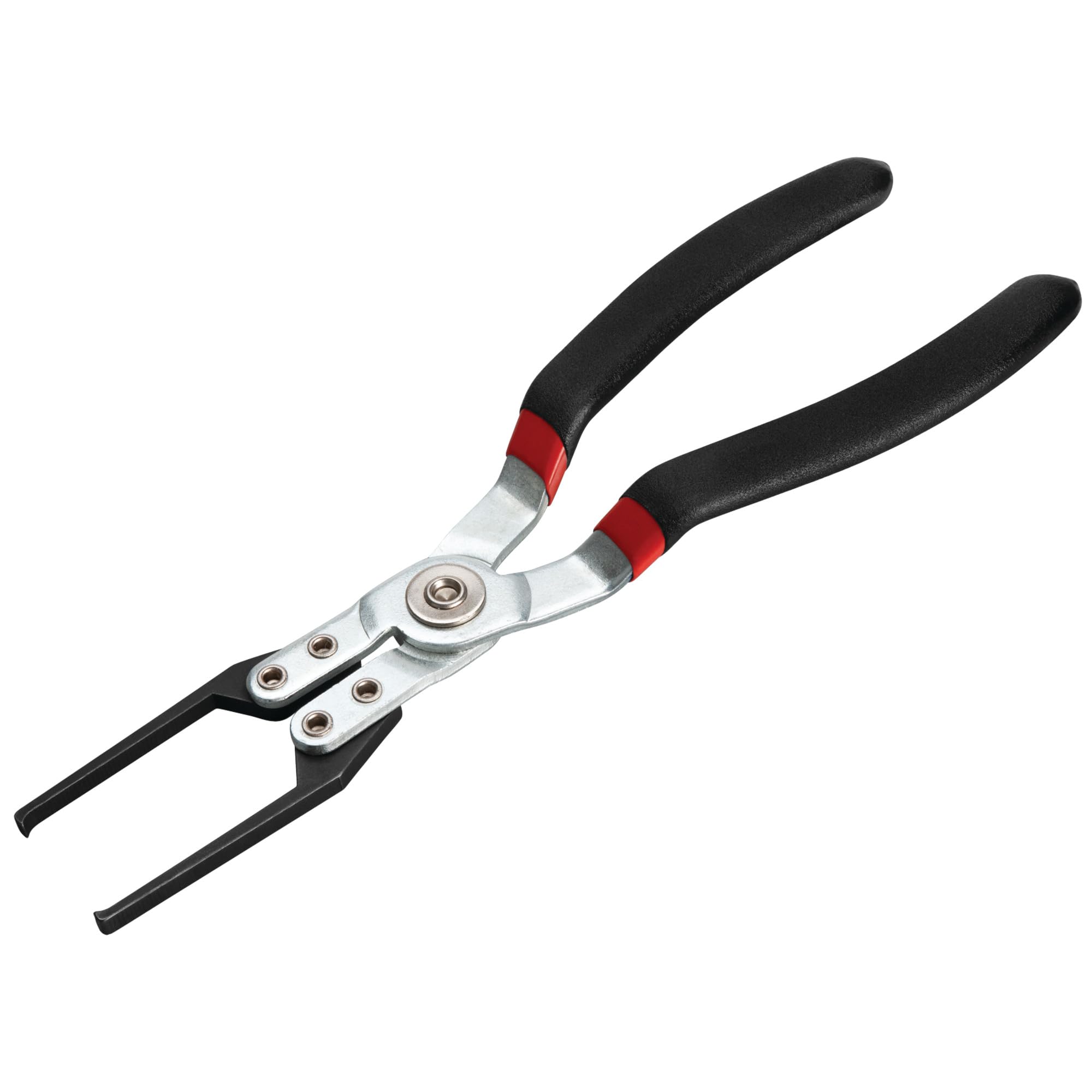 W80518 Performance Tool Relay Removal Pliers, Offset Handles, Thin Tips, Cushion Handles, Black