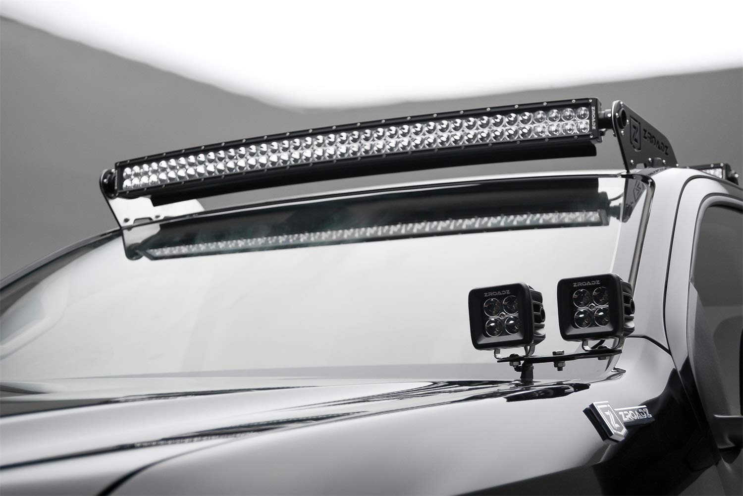 ZROADZ 2015-2016 Z362671-KIT4 CHEVROLET COLORADO Black A-Pillar 4-LED Pod Light Kit