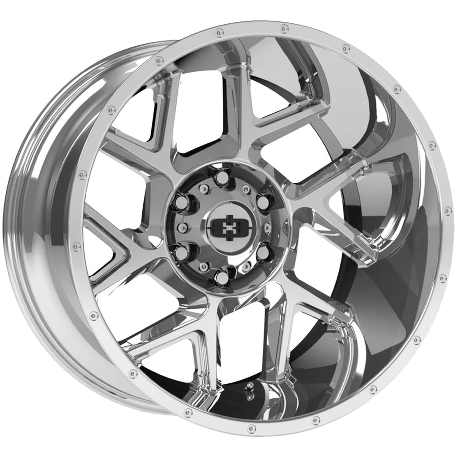 20x10 Vision Sliver 360 -29mm Chrome Wheel Rim 20" Inch 6x5.5"