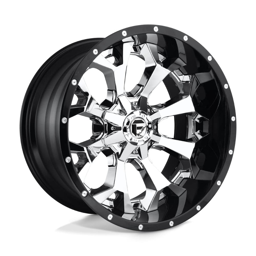 2PC Fuel D246 22X10 8X180 CHR-PLATED-GBL -13MM - D24622001850
